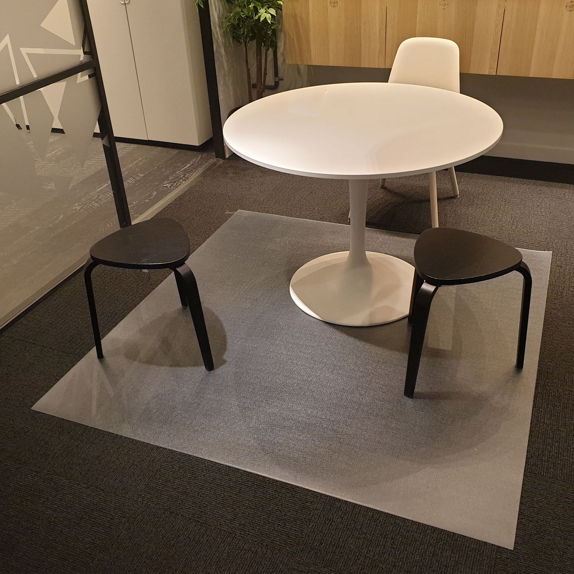 OneMat Heavyduty Floor Mat for Dining Table and Chairs